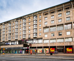 Exterior shot of Mercure Edinburgh City Princes Street Hotel